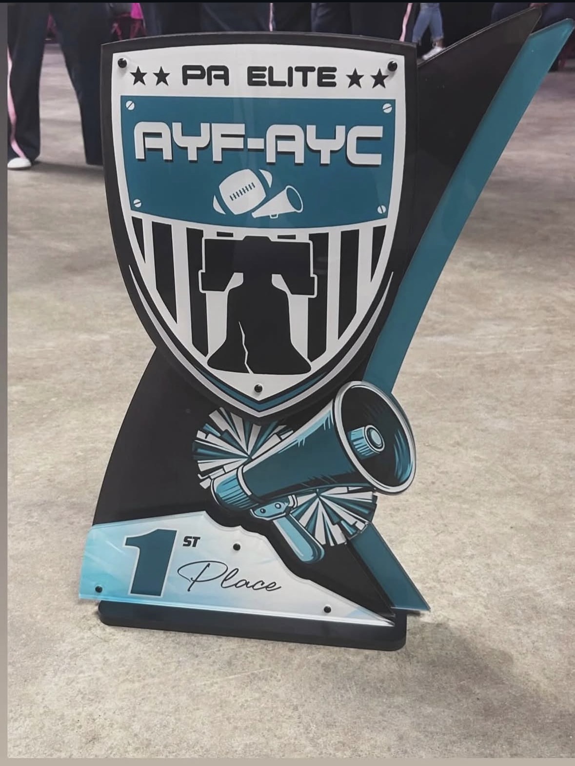 PA Elite AYF-AYC 1st Place Cheer Trophy